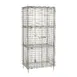 Metro SEC53S-2SE Super Erecta Security Unit, 38.5W x 27.25D x 66.8H, Stainless Steel, 2 Intermediate Shelves, NSF 1 image