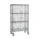Metro SEC55EC-2EZ Super Erecta Security Unit, 52-3/4W x 27-1/4D x 68-1/2H, Chrome, Mobile, Wire, 2 Shelves 1 image