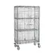 Metro SEC55EC-2SE Super Erecta Security Unit, 52-3/4W x 27-1/4D x 68-1/2H, Chrome, 2 Intermediate Shelves, Mobile 1 image