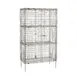 Metro SEC55S-2SE Super Erecta Security Unit, 50.5W x 27.25D x 66.8H, Stainless Steel, 2 Intermediate Shelves, NSF 1 image