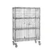 Metro SEC56EC-2EZ Super Erecta Security Unit, 65"W x 27.25"D x 68.5"H, Chrome, 2 Shelves, NSF 1 image