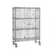 Metro SEC56EC-2SE Super Erecta Security Unit, 65"W x 27.25"D x 68.5"H, Chrome, 2 Shelves, NSF 1 image