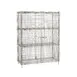 Metro SEC56S-2SE Super Erecta Security Unit, 62.5W x 27.25D x 66.8H, Stainless Steel, 2 Intermediate Shelves, NSF 1 image