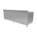 BK Resources CSTR5-36120S Cabinet Base with Sliding Doors Chef Table, 120"W x 36"D / Backsplash 3 image