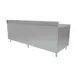 BK Resources CSTR5-3684S Cabinet Base with Sliding Doors Chef Table, 84"W x 36"D / Backsplash 3 image