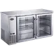 SABA SBB-24-60GSS Back Bar Cooler 60-3/4" Wide 15.8 cu ft (446 L) Doors LED 33°‑38°F R134a 1/3HP 115V 2 image
