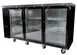 SABA SBB-24-72G Cooler, 72‑3/4" W × 22‑26" D, 19.6 Cu Ft (556 L), Black, 3 Glass Doors, Side‑Mounted 2 image