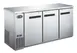 SABA SBB-24-72SS Back Bar Cooler - 72-3/4" W, 19.6 cu ft, 3 Doors, LED, 33-38°F, 1/3 HP 115V, NSF 1 image