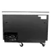 SABA SBB-27-58B Back Bar Cooler, 58-7/8" W x 27-32" D, 2½‑bbl (88 12‑oz), Black SS top 2 swing doors 2 image