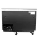 SABA SBB-27-58G Back Bar Cooler, 58-7/8" W x 27-32" D, 2 Glass Doors, 33°‑38°F Control, Black, 115V 2 image