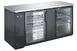 SABA SBB-27-69G Cooler, 69‑1/8" W, Black, 112 Cans, 33‑38°F, 1/3 HP, 115V, 4" Casters 1 image