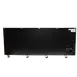 SABA SBB-27-90B Back Bar Cooler - 90-3/8" W, Black 3 Doors, Holds 4 Half Barrels, 115V, 4-in Casters 2 image