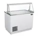 SABA SDC-46 Dipping Cabinet, 47" White, 8 Top & 5 Bottom 3-Gal Tubs, Slanted Glass, White 1 image