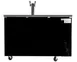SABA SDD-27-58 Draft Beer Cooler, 58½" Black, Holds 2 ½‑Barrel Kegs, 33‑38°F Control, 115V 2 image