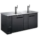 SABA SDD-27-69 Draft Beer Cooler – 69" Black, 3 Half‑Barrel Capacity, R134a, 1/3 HP 115V, 4‑Caster 2 image