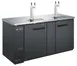 SABA SDD-27-69 Draft Beer Cooler – 69" Black, 3 Half‑Barrel Capacity, R134a, 1/3 HP 115V, 4‑Caster 1 image