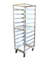 Schaumburg Specialties TX-106 Aluminum Sheet Pan Rack, 10-Pan, 6" Centers, Knock-Down, 70"H 1 image