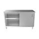 Prepline PC-2460 Cabinet Base with Sliding Doors Work Table with Mid-Shelf, 60"W X 24"D 1 image
