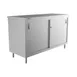 Prepline PC-2460 Cabinet Base with Sliding Doors Work Table with Mid-Shelf, 60"W X 24"D 3 image