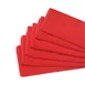 Winco BTM-16R Bar/Kitchen Towel Set, 16" x 16" Square Microfiber Cloth, Red - 6/Pack 4 image