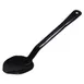 Carlisle 442003 - 13" Serving Spoon, Black Plastic, Notched Handle, NSF, 212°F/270°F Dry Heat 1 image
