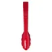 Carlisle 470905 Carly Utility Tongs – 9" Red Plastic Serving Tongs, Dishwasher Safe, Up to 212°F 2 image