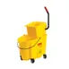 Rubbermaid FG758088YEL WaveBrake Mopping, 35 Qt Yellow Bucket with Side‑Press Wringer, Plastic, USA 1 image