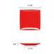 Thunder Group 29006PR Plate, 6" X 6", 1/2" Deep, Square - Dozen 2 image