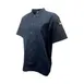 Thunder Group CJ810BK3XL Cook's Shirt – 3XL Black 65/35 Poly-Cotton, Short Sleeve Button Front, Mens 56-58, Chef Regalia 1 image