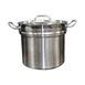 Thunder Group SLDB4016 Double Boiler, 3-Piece Set, 16 Qt, Outside Pan: 11-5/8" Dia. X 10-7/8" Height 1 image