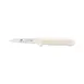 Thunder Group SLKF421WTS Paring Knife, 3-1/4" Blade, White Polypropylene Handles, German Steel, 2 Each - Pack 1 image