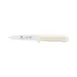Thunder Group SLKF422WTS Paring Knife, 3-1/2" Blade, Serrated Edge, White Polypropylene Handles, 2 Each - Pack 1 image