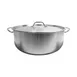 Thunder Group SLSBP4025 Brazier Pot, 25 Qt, 18-1/2" Dia. X 6-1/4" Height, 2-3/8" Welded Handle 1 image