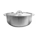 Thunder Group SLSBP4030 Brazier Pot, 30 Qt, 20-3/8" Dia. X 6-3/8" Height, 2-1/4" Welded Handle 1 image