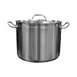 Thunder Group SLSPS4024 Stock Pot, 24 Qt, 14" Dia. X 10-3/8" Height, 2-1/4" Welded Handle 1 image