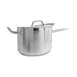 Thunder Group SLSSP4076 Sauce Pan, 7-3/5 Qt, 10-1/4" Dia. X 6-3/8" Height, 8-3/4" Welded Hollow Handle & 2-1/4" Welded Helper Handle 2 image
