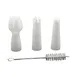 Winco CW-P Nozzle and Cleaning Brush Set – 3 Nozzles and 1 Brush for CW-A05 Soda Siphon 1 image