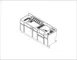 EuroBar EBPCUCDS84 Sink Combo Underbar Ice Bin/Cocktail Station 2 image