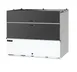 Powers 569HC-DA Dual-Access Milk Cooler, 47" Wide, 16.7 cu ft (12 13"x13" Cases) White, 1/5 HP 115V 1 image