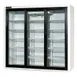 Powers FR77SD Floral Merchandiser, 77" W, 72 cu ft, 3‑section, 1/2 HP, 115V, LED Lighting, Stainless Steel Floor 1 image