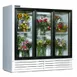 Powers FS77SDHC Floral Merchandiser, 77" W, 64 cu ft, 3-section, 1/2 HP, R290 1 image
