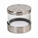Cal-Mil 1851-4LID - Mixology Silicone Lined Stainless Steel Glass Jar Lid, 4-1/4" Dia, Silver Finish 1 image