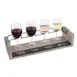 Cal-Mil 22010-110 Wine Taster Tray, 4" x 13-1/2" x 3" H, Wire Frame, Chalkboard Front, Beer & Wine 2 image