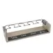 Cal-Mil 22010-110 Wine Taster Tray, 4" x 13-1/2" x 3" H, Wire Frame, Chalkboard Front, Beer & Wine 1 image