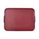 Cambro 1520CWH488 Tray, 15" x 20", Dark Cranberry Polycarbonate, Handles & Lugs, NSF 1 image