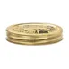 Steelite 4951Q505 Replacement Lid, 4.375" Quattro Stagioni Glass Jar, Gold Metal Finish - 1 Dozen 1 image