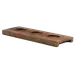 Steelite 6525T183 Flight Serving Paddle, 9.0" x 3.375" Wood Underliner, Beer/Wine Tray - 1 Dozen 2 image