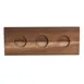 Steelite 6525T183 Flight Serving Paddle, 9.0" x 3.375" Wood Underliner, Beer/Wine Tray - 1 Dozen 1 image