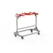 Steelite MGSSCTPS0601 Mogogo Buffet Solutions Clix/Polo Leg Transfer & Storage Cart 1 image