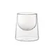 Steelite UR90060 Double Walled Dessert Bowl 7 oz Stemless Clear Glass 3.5"x4.0"H NonTempered - 6/Case 1 image